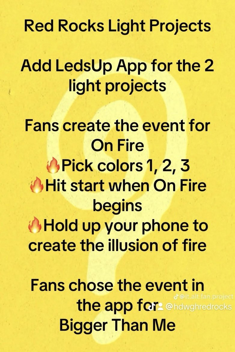 Expresso_28's tweet photo. Prepare for light shows and other projects #HDWGHRedRocks https://t.co/nkCfMofb7j