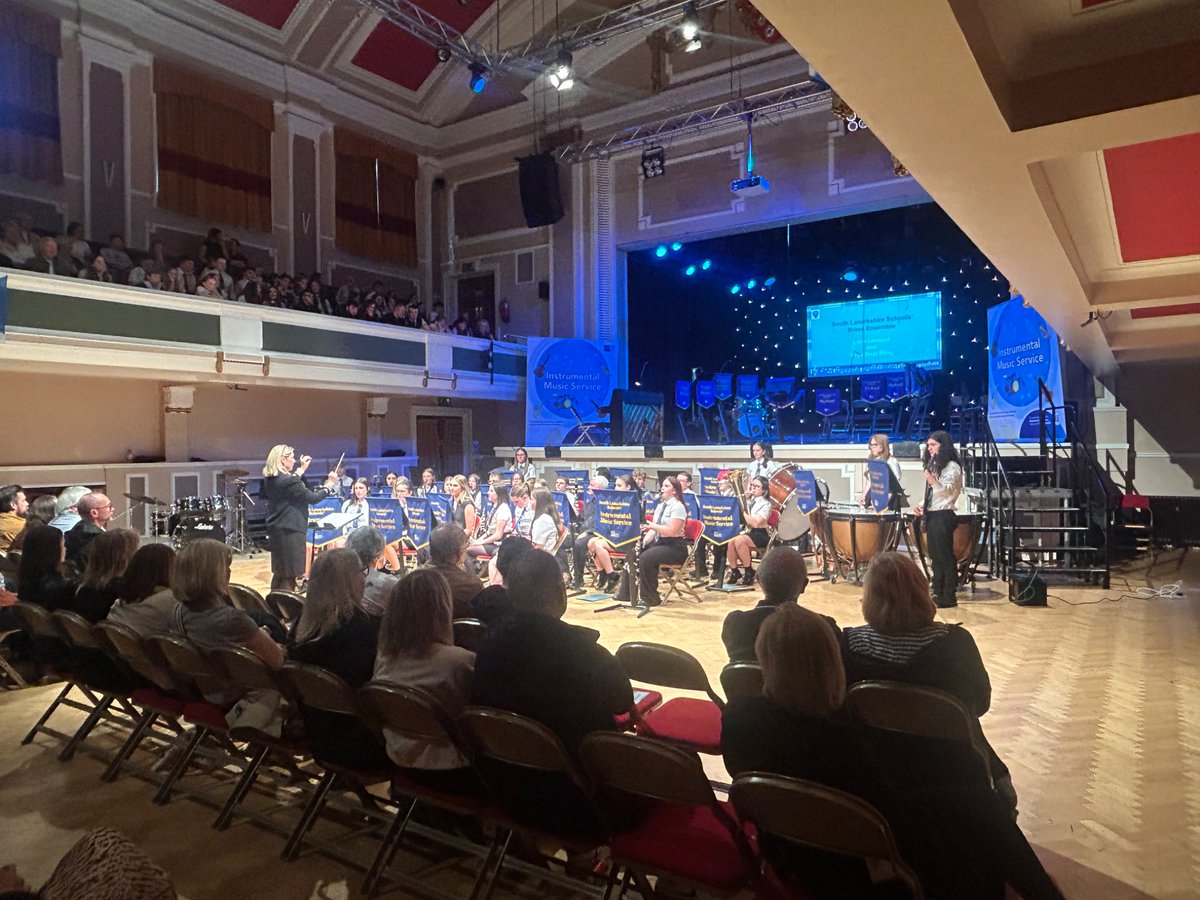 MusicSlc's tweet photo. 🌟 What a wonderful evening of music! The talented performers from Calderside Academy Wind Band are now ready to impress our audience with an arrangement of ‘Crazy Train’ 🤘

@Calderside_Arts 
@CreativeScots https://t.co/SCpUaVPOeT
