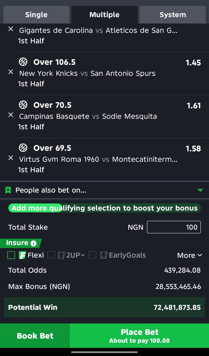 Asu_mo1's tweet photo. @70venty7 @MrJuniorEbong Tonight Basketball 🏀🤑🏆

1st half over 

1k naira to 100M on SPORTYBET 

Code here ➡️ https://t.co/AKGvdOTB5b

Sporty will pay us millions https://t.co/qwmtrUCYdH