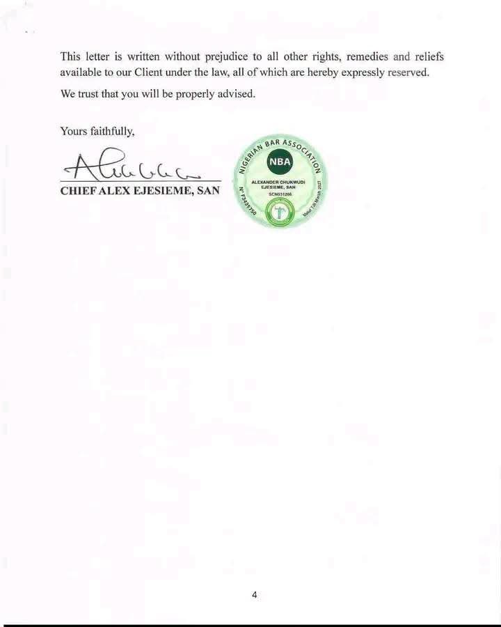 Uptownoflagos's tweet photo. JUST IN: 🔥🔥

Peter Obi’s legal team files lawsuit against Kenneth Okonkwo. 

He will come and explain the Bribes he said Obi collected. https://t.co/Y2iMA7U5Ed