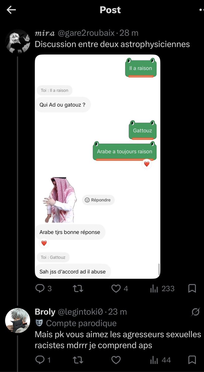 legintoki0's tweet photo. Wow mdrrrr c’est ça vos mutues qui sont d’accord avec des propos de agresseurs sexuelles + racistes mdrrr wow vous dégoûtez sah https://t.co/MEcq4iFIRo