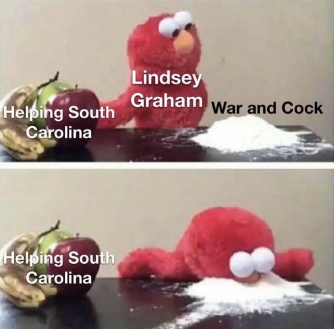 SotaSteph's tweet photo. @LindseyGrahamSC Vote him out South Carolina. He represents Israel https://t.co/pHnSBFsXv7