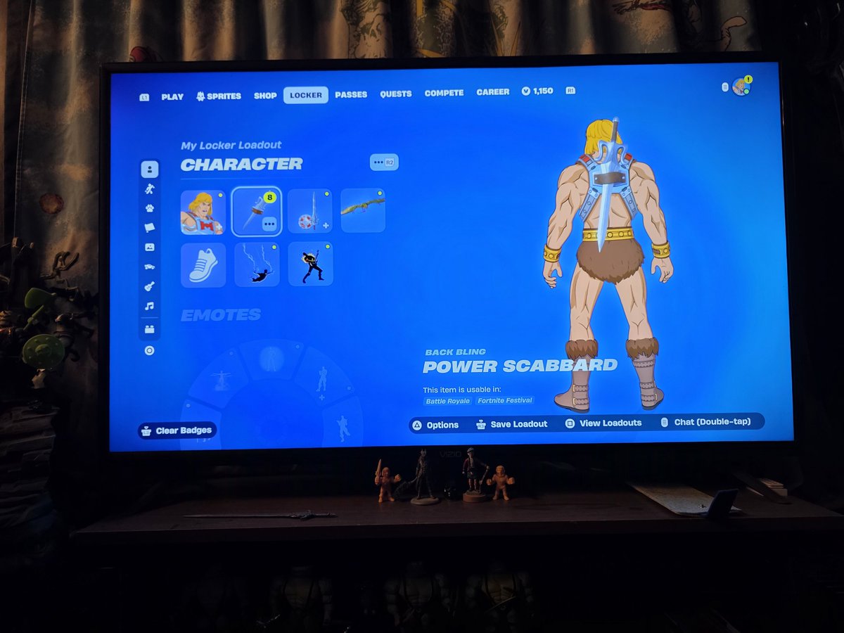 Redpyramid9's tweet photo. Pretty surreal to see He-Man in @Fortnite 
Now, time to grab a shotty and show everyone the true Power of Grayskull!

@mastersmovie @MastersOfficial https://t.co/M3vjj3nGqu