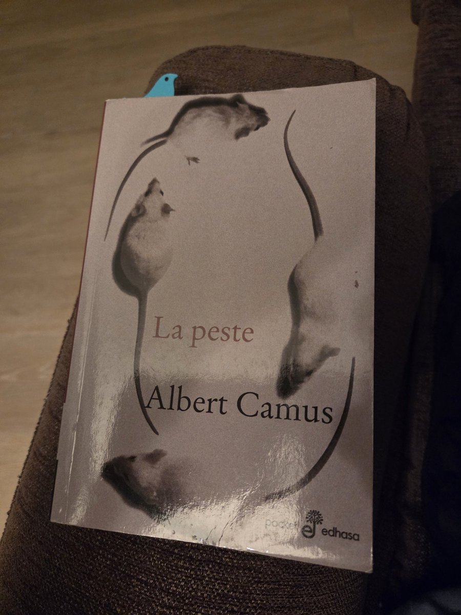SoyBernat's tweet photo. No puedo, la verdad. Se me está haciendo una bola tremenda. Odio no acabarme un libro y me queda poco...pero no le he cogido el punto, la verdad. #LaPeste #camus https://t.co/XTWfbcRPAL