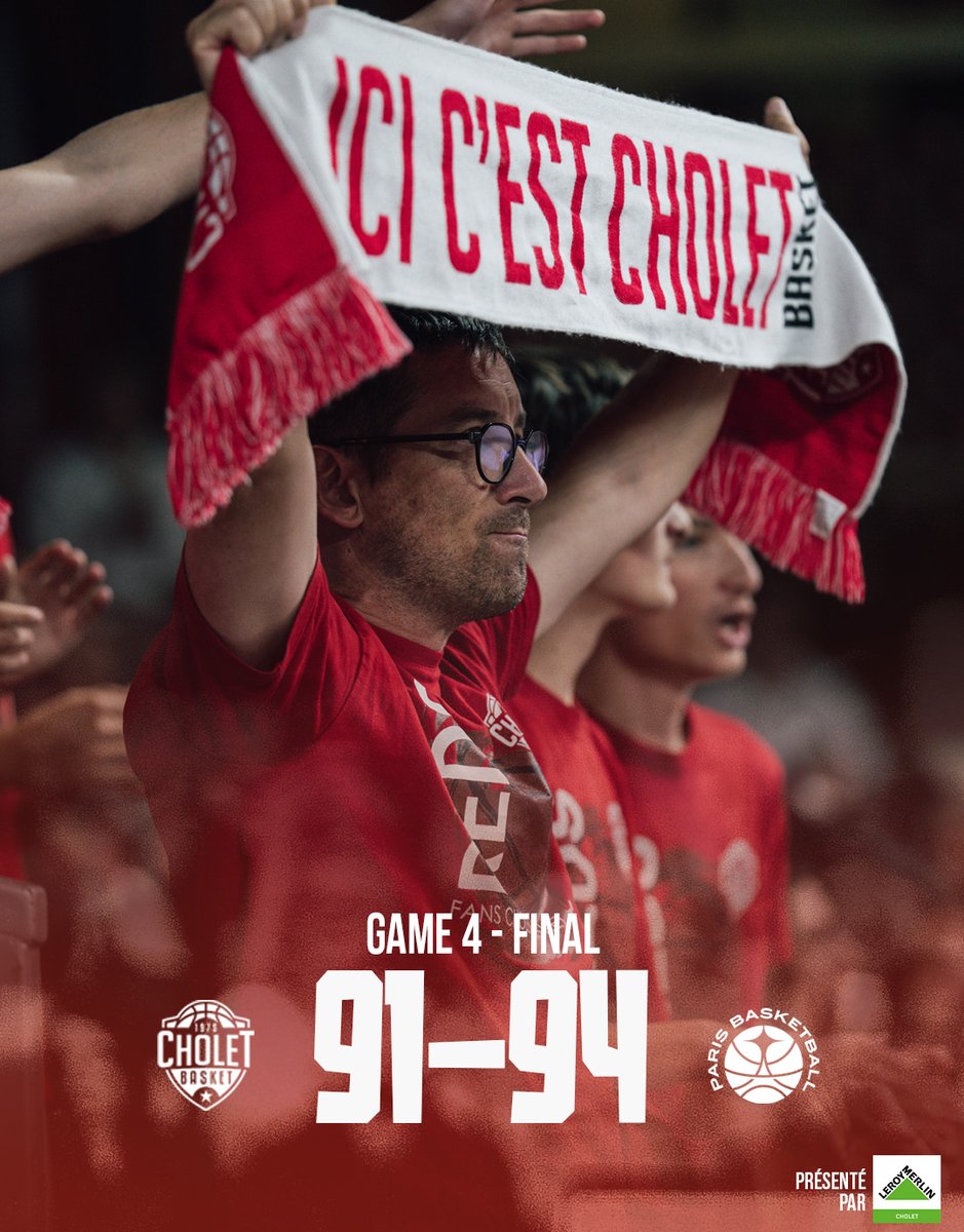 CB_officiel's tweet photo. Ils auront été héroïques jusqu'au bout et auraient mérité d'accrocher le match 5 !

Bravo à cette équipe et à ce staff qui nous auront fait vibrer toute la saison !

Et merci à la #CBFAMILY qui a encore mis ce soir une ambiance de dingue à l'espace Michel Léger de la Meilleraie ! 

Merci CB !

#CBFAMILY @Betclic_ELITE