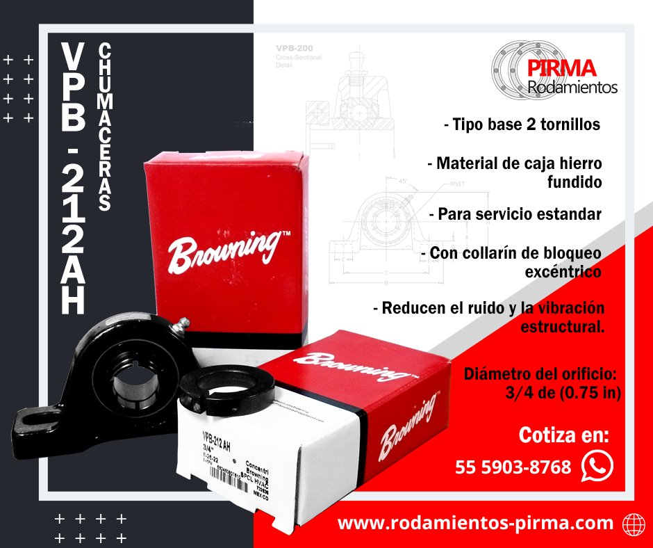 RodamientosP's tweet photo. 𝗖𝗵𝘂𝗺𝗮𝗰𝗲𝗿𝗮𝘀  𝗱𝗲 𝗯𝗮𝘀𝗲 𝗰𝗼𝗻 𝗰𝗼𝗹𝗹𝗮𝗿𝗶́𝗻 𝗲𝘅𝗰𝗲́𝗻𝘁𝗿𝗶𝗰𝗼  𝗩𝗣𝗕-𝟮𝟭𝟮 𝗔𝗛 y toda la línea de productos marca #Browning

#VPB212AH, #Chumaceras, #ChumacerasBrowning, #ChumacerasConCollarin https://t.co/gOe8RVIJ3j