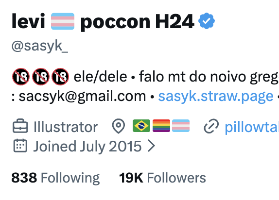 sasyk_'s tweet photo. inclusive eu nem vi mas durante a poccon nós chegamos a 19 milhões de petistas (fãs de pillow talks) e se você me segue e não lê pillow talks você está me seguindo ERRADO 🫵 https://t.co/41SZNWNYHl