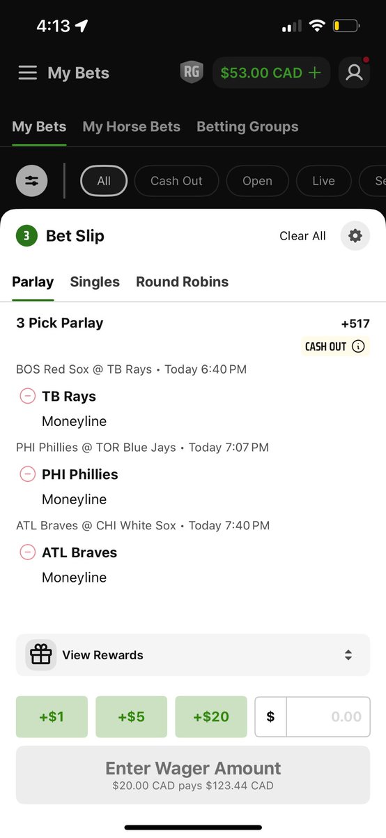 The02show's tweet photo. Let’s make sum money again

MLB Parlay
Rays ML
Phillies ML
Braves Ml https://t.co/KLjP8OPF1o