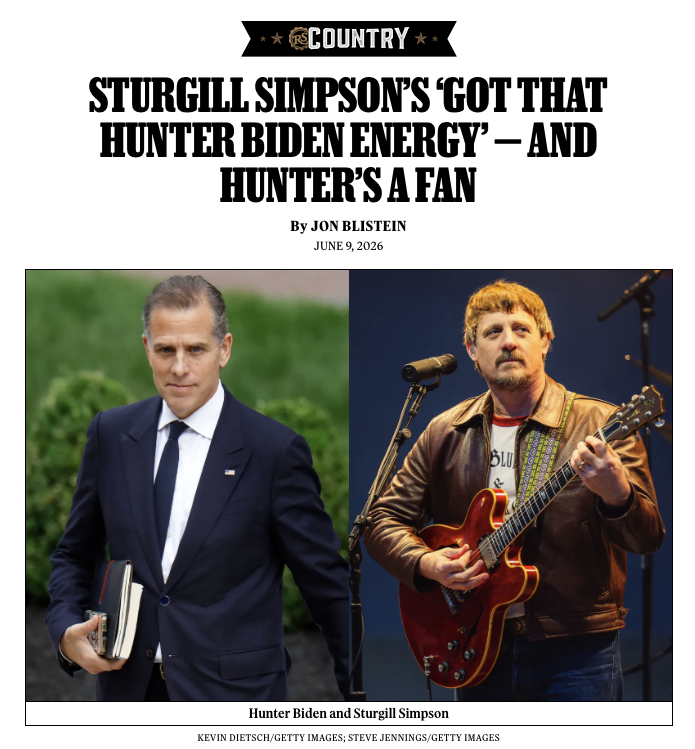 RollingStone's tweet photo. Joe Biden's infamous son detailed his longstanding fandom and called his "Make America Fuk Again" shoutout the "coolest thing to ever happen."

Read: https://t.co/nfwCk4YqZK https://t.co/TgLbGGx64m