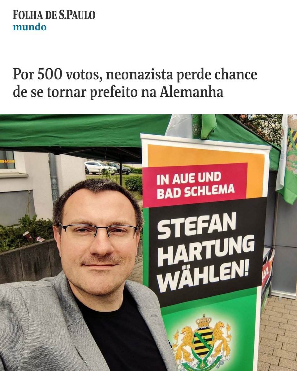 AlberiPetersen's tweet photo. Primo da Gleisi derrota neonazista na Alemanha. A diferença foi de apenas 500 votos. Viva!😂⬇️😂 https://t.co/Q17l1lVRA3