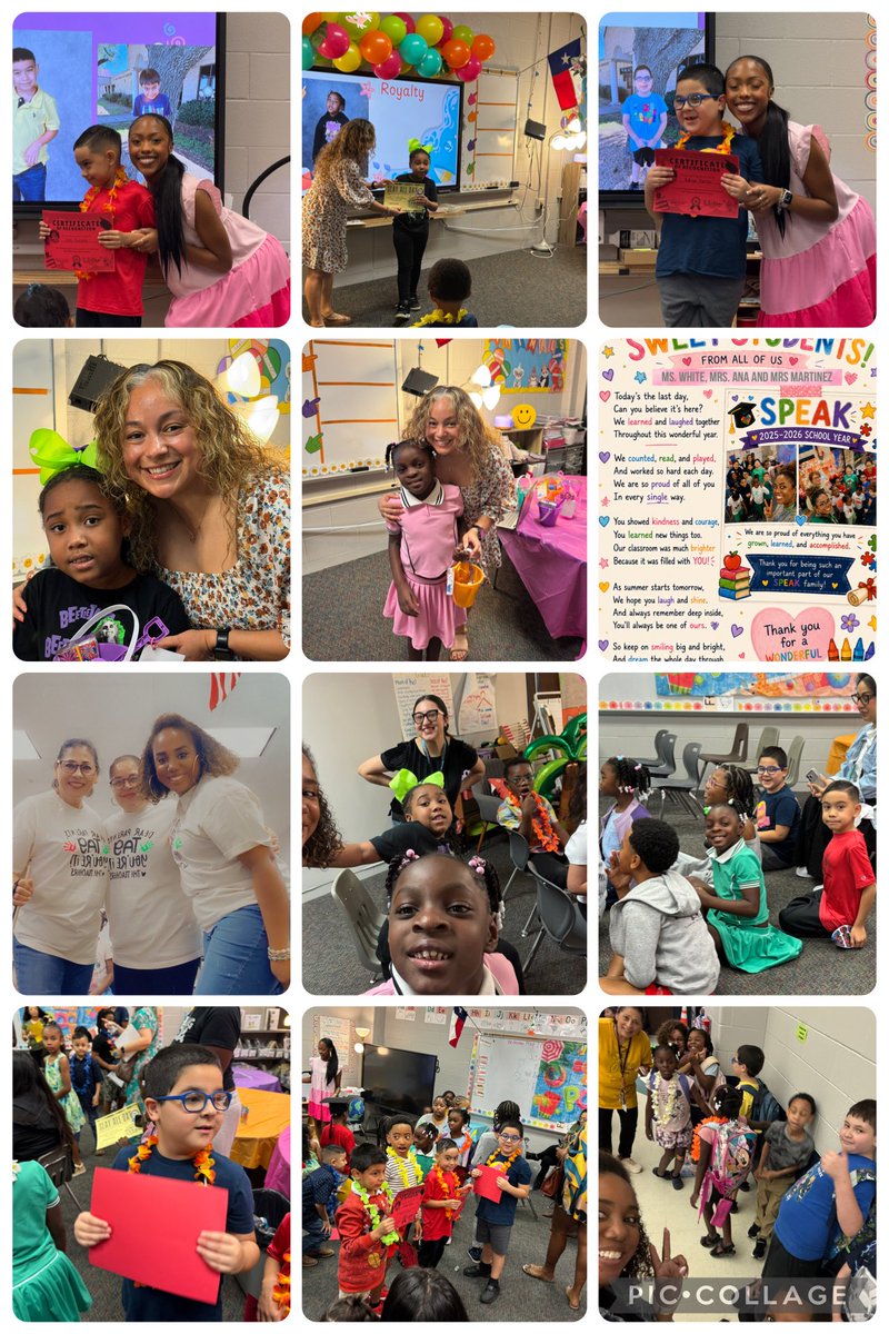 raechellw_speak's tweet photo. 🎓💙 What a year! I’m so proud of my students &amp; all they accomplished this year. We celebrated growth, learning, &amp; so many victories along the way. I’m going to miss these sweet faces this summer! I love you all, Class dismissed! ☀️🎓💙 
@HumbleISD @HumbleISD_JFE #focusonthegood https://t.co/tKaHeuKqZ9