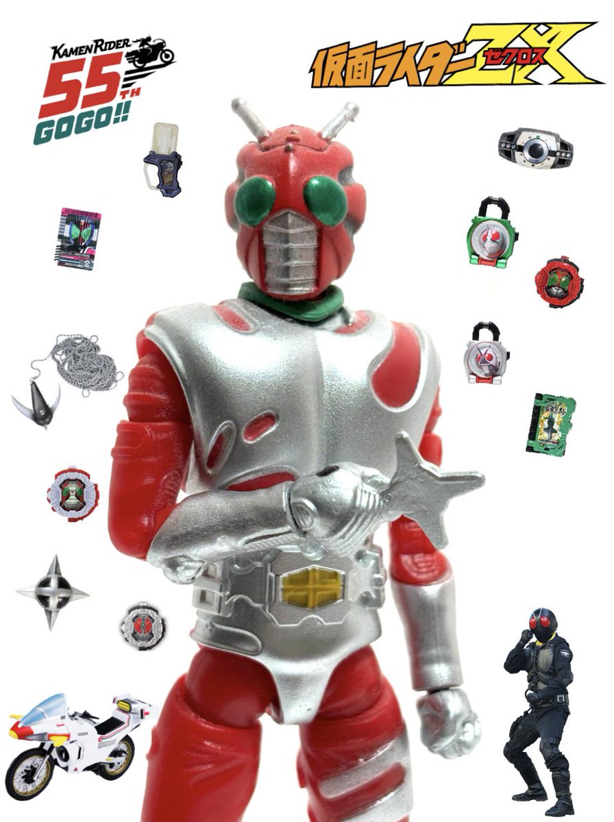 おはようございます☀️✨🌇🔴🟢🌟💫 忍者ライダー‼︎🥷💫 変身‼︎仮面