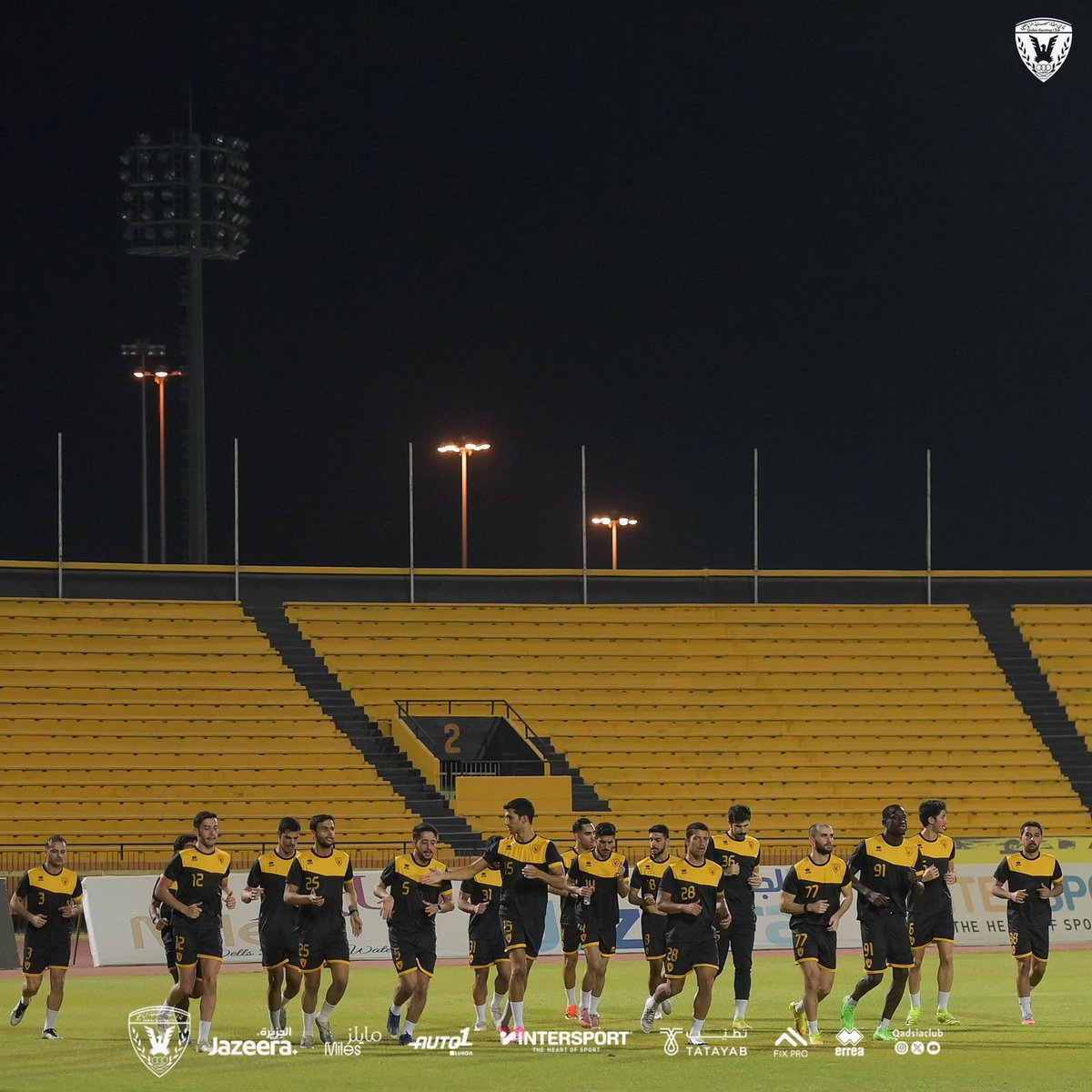 QadsiaClub's tweet photo. 📸💛|
جانب من استعدادات #القادسية للمباراة المقبلة https://t.co/ynb28Lk9DA
