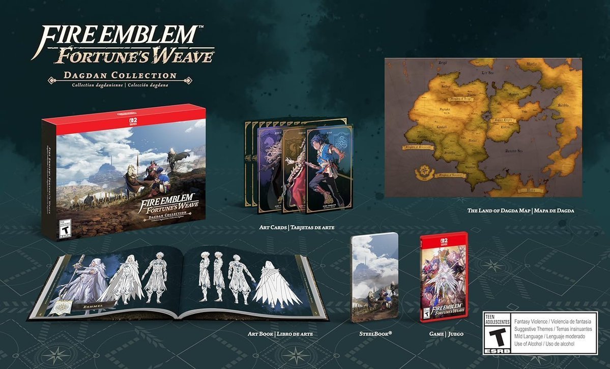 Wario64's tweet photo. Fire Emblem: Fortune’s Weave Dagdan Collection (Switch 2) up for preorder at GameStop https://t.co/OHE3lcSfzt #ad https://t.co/Y3P68Tertc