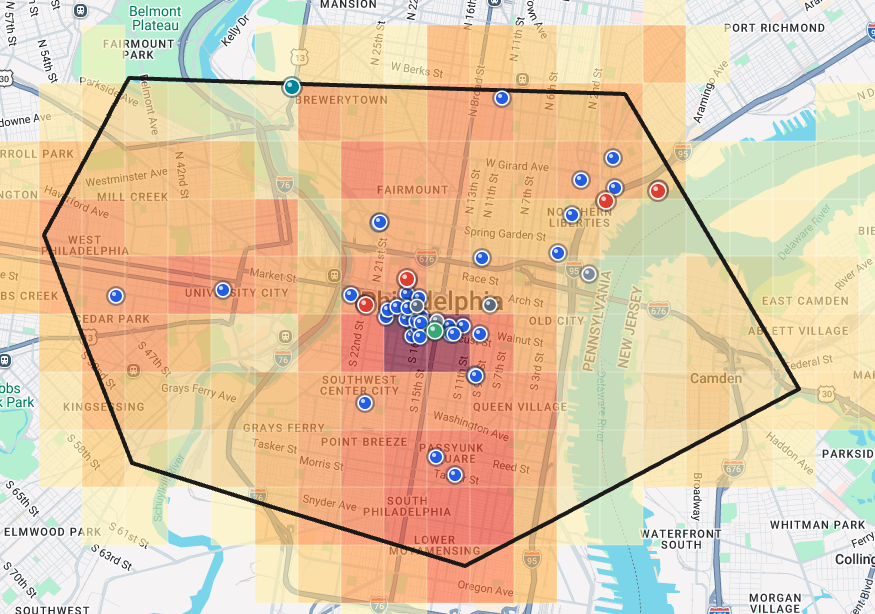 shiftj's tweet photo. This heatmap might be worth $10M+.

10 years ago, capabilities like this were reserved for companies like Starbucks.

Today, a small business owner can build them over a weekend.

That’s what I find most interesting about AI.

It’s not changing what’s possible.

It’s changing who gets access.