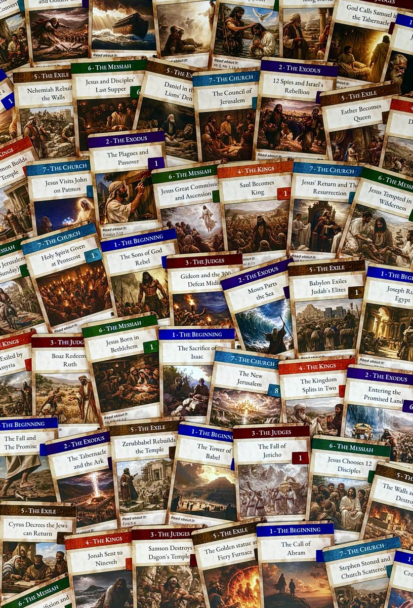 ChroniclesOTK's tweet photo. Discover the epic narrative of the Bible through 52 key events 😃

Now on Kickstarter: https://t.co/TDwFr7xr2c https://t.co/LmgbQEYGQm