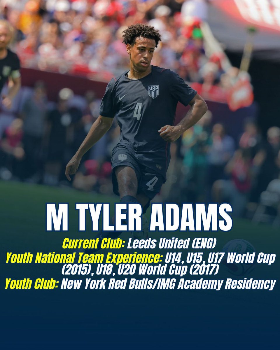 TopDrawerSoccer's tweet photo. This week marks the beginning of the 2026 edition of the World Cup!

Here’s part one of a rundown of each player’s development pathway to the 2026 USMNT World Cup squad 📈 https://t.co/65756u1GmR https://t.co/cTJ7ZaZIWm
