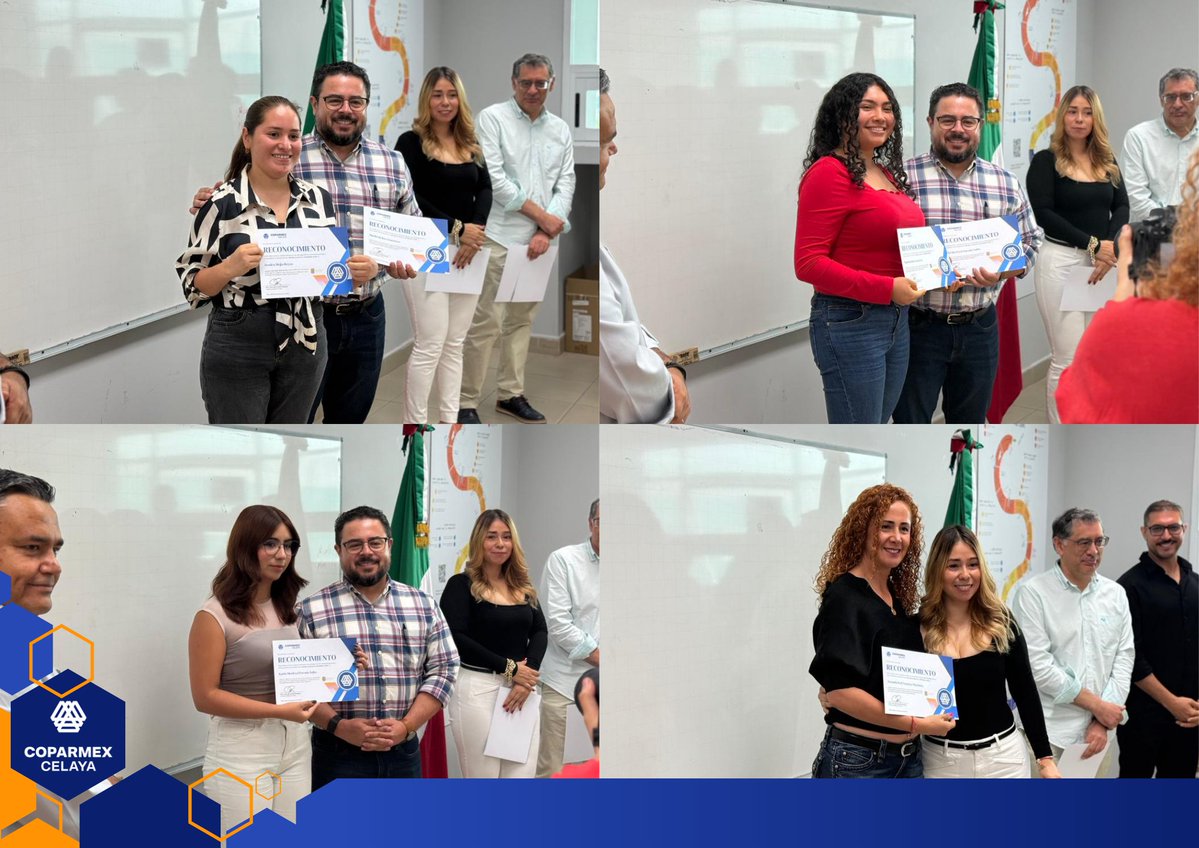 coparmexcelaya's tweet photo. Agradecemos a cada uno de los participantes, mentores y aliados que hicieron posible esta 5ta generación de INCUBA y ESCALA, reafirmando nuestro compromiso con el impulso al emprendimiento y al desarrollo empresarial de nuestra región.💼✨
#SerCoparmex #CoparmexCelaya https://t.co/bH275Dvj3f