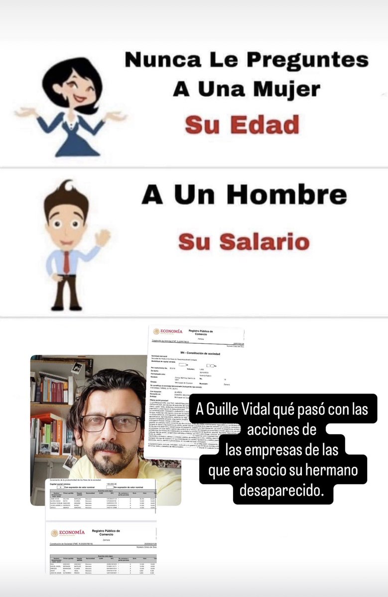 dkasmg1's tweet photo. @eltemagv Oye hijo único, ¿qué pasó con las acciones que tu hermano tenia en vida ? https://t.co/U7u5ghOJMG