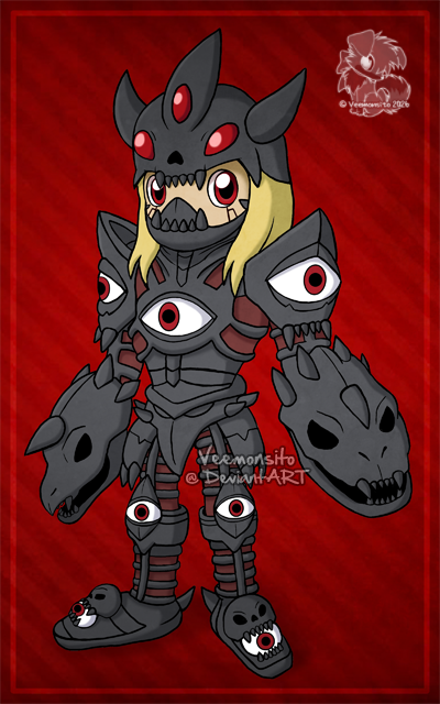 Veemonsito's tweet photo. Chibi style Digimon fanart featuring Duskmon, from the anime "Digimon Frontier" 🖤
#Digimon #Duskmon #デジモン #デジモンフロンティア https://t.co/rHFvSwwAt7