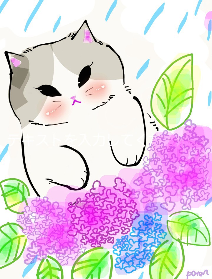 KoronPoro's tweet photo. おはよー😸🎈
＃イラスト　＃ねこ https://t.co/qvZwQ1OlHa