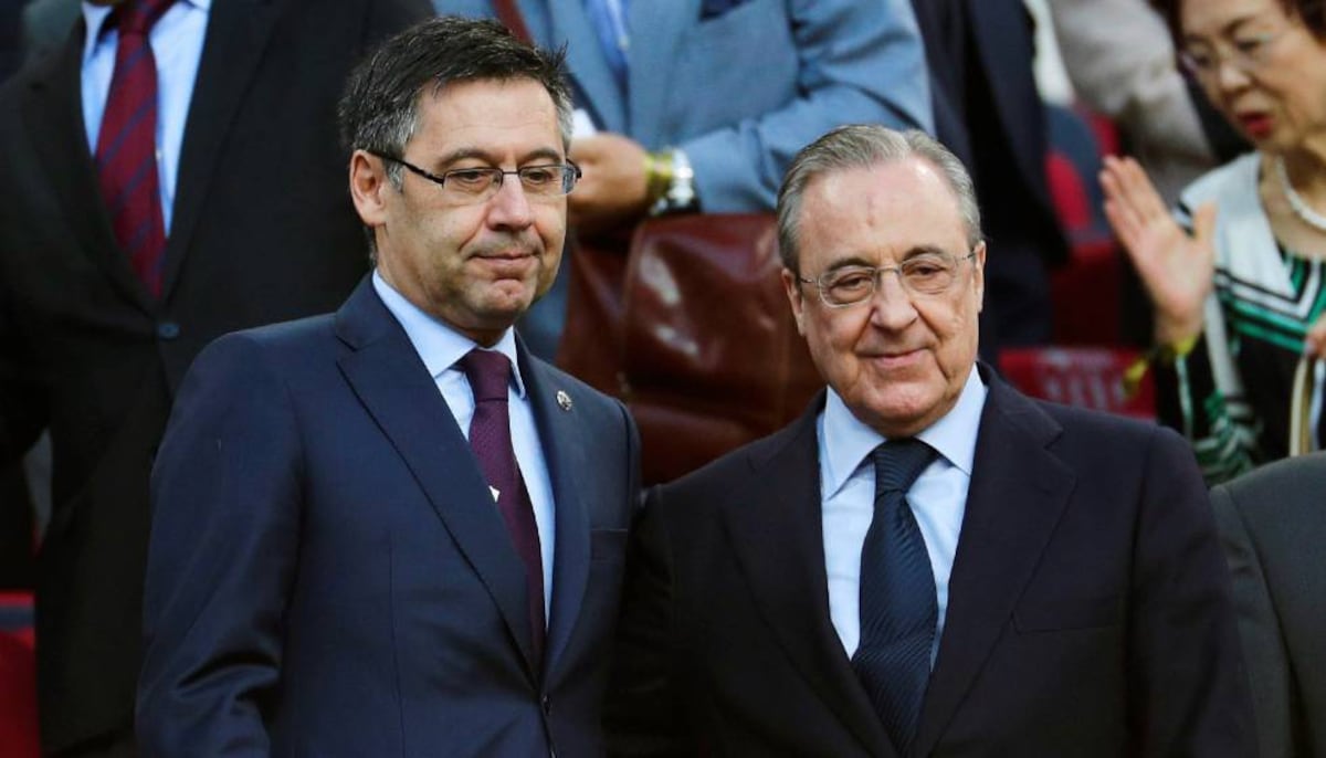 FonsiLoaiza's tweet photo. El capo Florentino Pérez y Josep Maria Bartomeu se acaban de llevar el megacontrato de limpieza del metro de Barcelona por 185 millones de euros con sus empresas Clece y Adelte y donde sus empleadas están totalmente precarizadas. https://t.co/aVEVDleLHE