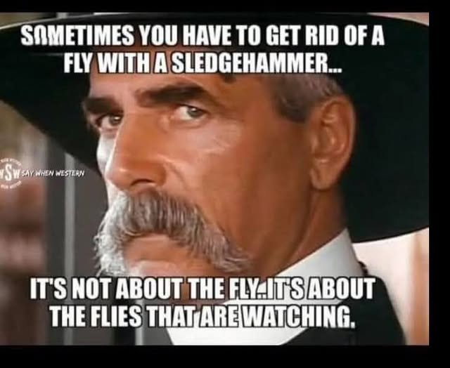 jeffreylowes's tweet photo. @CENTCOM ⏰Time to swat some flies... https://t.co/2ZpMAA4CCU