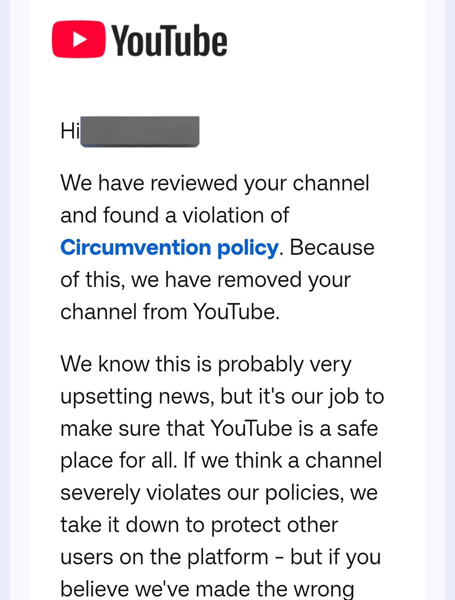 Nooones_'s tweet photo. Dear @TeamYouTube

My channel "Ansh" was removed for violating the Circumvention Policy, but believe this is a mistake. I don't have any other YouTube channel and have never tried to bypass any suspension. This was my only and original channel I Never uploaded videos. https://t.co/LBja3oQvuK