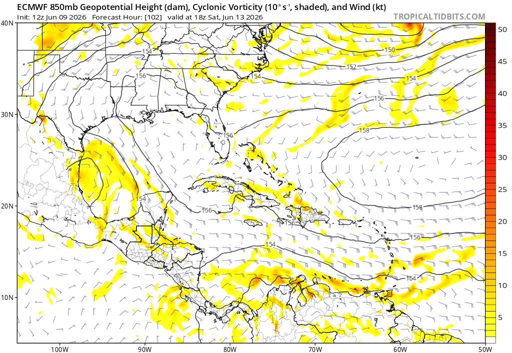 daniloevan11's tweet photo. Most of the models expect that Tropical Storm #Cristina's remnants should make it northward into the Western Gulf later this week. However, there is no model support right now for redevelopment into a TC. Maybe a weak low pressure may form near the coastline of Mexico... https://t.co/yIEMfReeLN