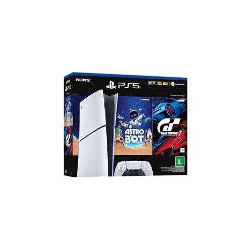 AMAZON] Console PlayStation 5 Slim Sem Leitor + 2 Jogos ~De: R