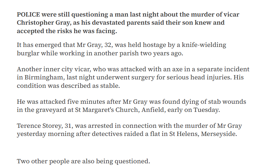 AllyFogg's tweet photo. Earlier today someone tried to tell me that you hardly ever got random stabbings and knife crimes in Manchester in the 1990s. 

So I thought I would pick just one year 1996 - only coz it's exactly 30 years ago - and pick out just SOME of the incidents in JUST ONE local newspaper. https://t.co/1wGS89Y1R2