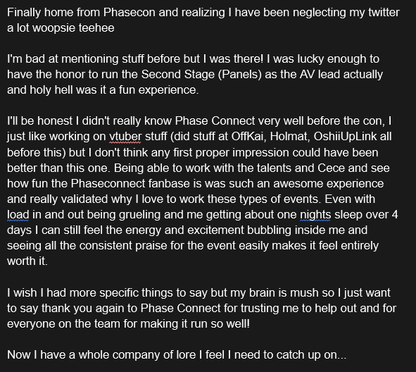 Acarcion's tweet photo. #PhaseCon2026 #phasecon https://t.co/NsIhSegEjh