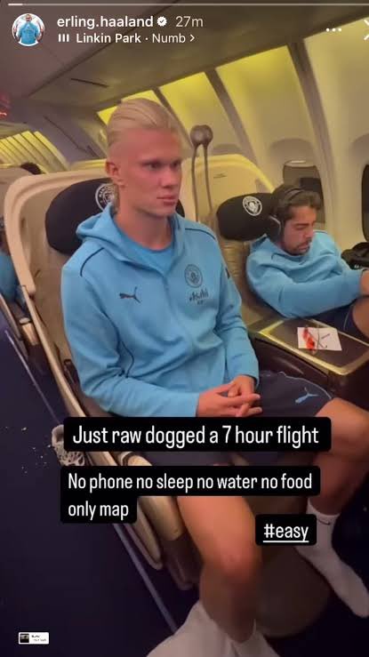 Iove444eva's tweet photo. my personal fave haaland instagram story https://t.co/ScPmeYO3RP