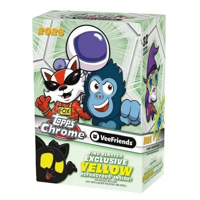 FastBreakCards's tweet photo. Topps Chrome VeeFriends Trading Card Value Box #ad 

$29.99

https://t.co/VMPSQ45d0n https://t.co/0mR3PDOlC0