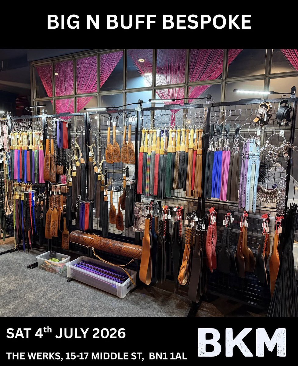 BignBuffBespoke's tweet photo. We’re headed to Brighton for BKM….are you joining us? lots of new stock 💜 https://t.co/5RCTyFePLO 💜 https://t.co/zKXVuiWuFC
