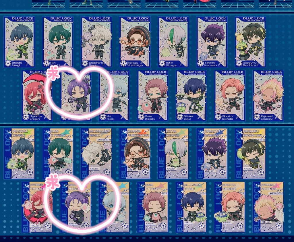 hina_art_ak's tweet photo. 【交換/讓渡】
ブルーロック ファボテリア ブルロ FavoteriA 特典 ポストカード ミニカード

譲→B ☆凛 ☆冴 〇乙夜 〇閃堂
        C ☆凪 蜂楽 〇雪宮 〇愛空

求→B・C 御影(玲王) 各1>>850円＋送料(ドリチケ付)

現在なんば店におります
本日なんば手渡し・郵送も可。
よろしくお願いいたします🌸 https://t.co/IFzyYR3LJn