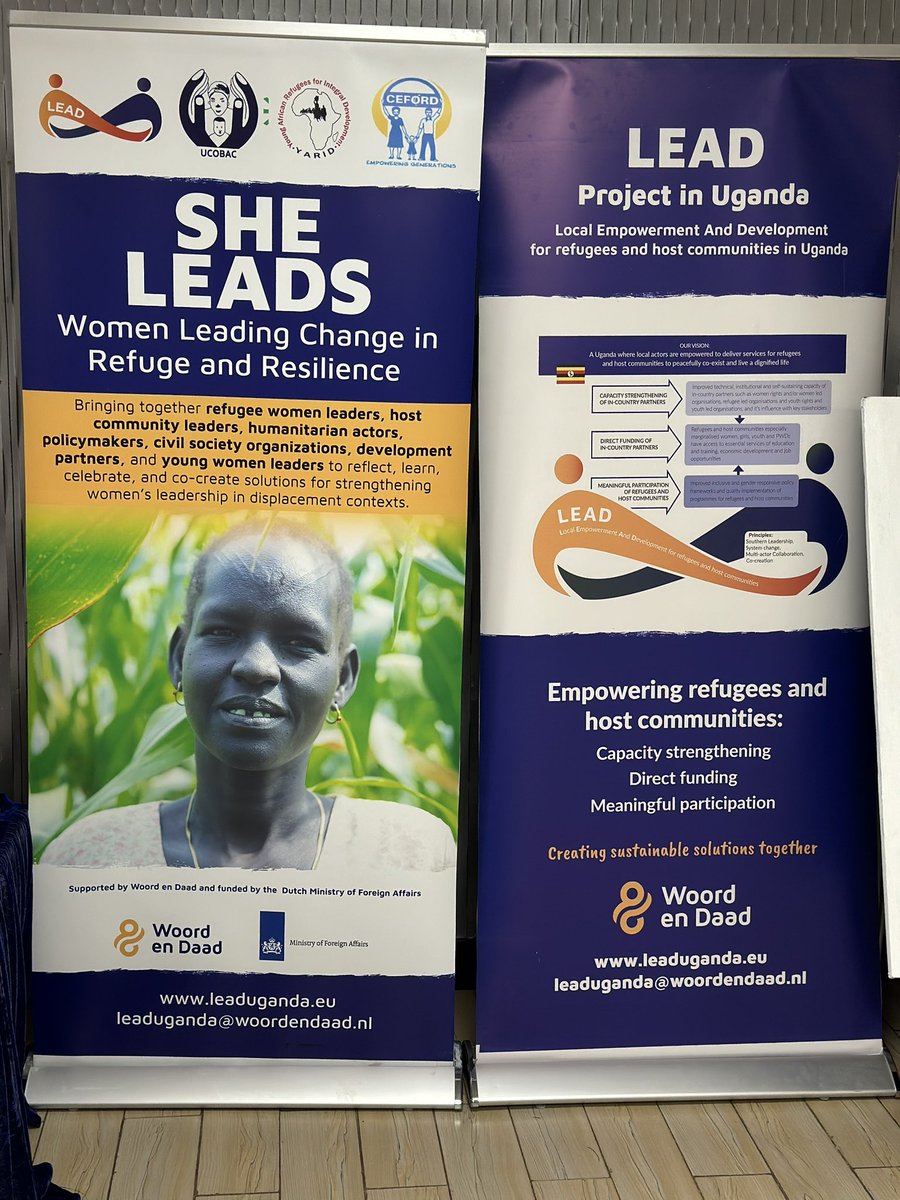 ifraduganda's tweet photo. Happening Now! 🔥
We’re live at the SHE Leads Conference at Hotel Africana, celebrating Women Leading Change in Refugee Resilience.
Women’s leadership = Real resilience.
#SHELeads #WomenLeadingChange #RefugeeEmpowerment #IFRAD #LEADUganda https://t.co/N0CfTWQ8kR