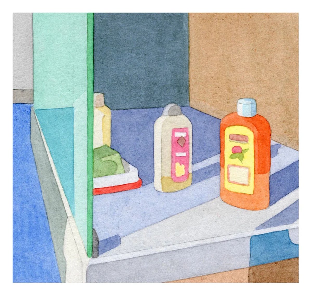 Susan3808's tweet photo. Dive into abstract watercolor play today—watch how bold strokes blend into soft magic at this tiny pop-up art space! Free 15-min creative breaks await you. #ArtLovers， https://t.co/ufziGMYF0W