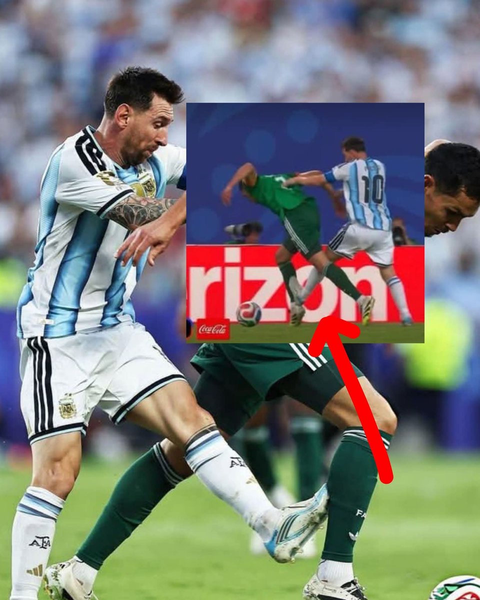ImperioAmarillo's tweet photo. LO DE SIEMPRE CON EL DE SIEMPRE ‼️❌
Messi debió ser expulsado y el árbitro lo perdonó, esto hubiera condicionado a argentina en el segundo partido,

COMIENZAN LOS ROBOS EN EL MUNDIAL https://t.co/E8jvQrvic2