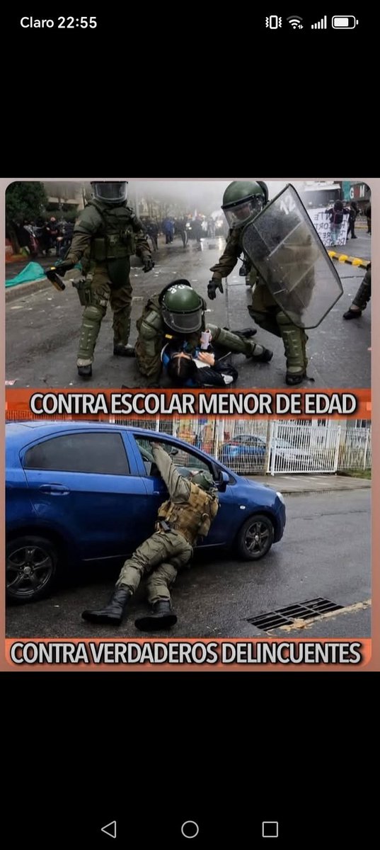 VIKTOR87074427's tweet photo. @Roja53C @LavanchyMarta @Carabdechile
CRIMINALES VIOLADORES PEDOFILOS Y DELINCUENTES
CON UNIFORME Y PODER
UNA INSTITUCIÓN PUTREFACTA
DESDE SU ALTO MANDO
HACIA ABAJO https://t.co/KHrFJdIuhb