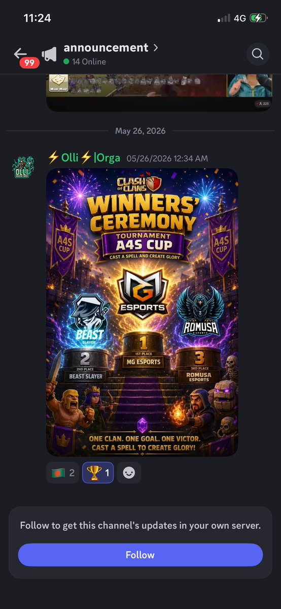 MG13esports's tweet photo. Hi everyone, I just want to bring something to your attention. A server called A4S has failed to pay the promised prize money to our team and several other teams. We believe this is unfair to all participants who invested their time and effort in the tournament.
(1/2) https://t.co/UCQMjJMAfX