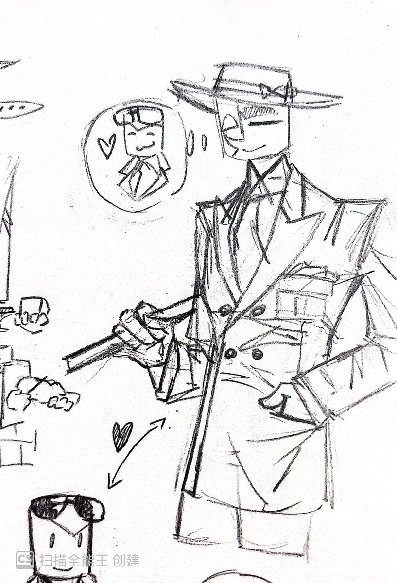 Ramesses222RA's tweet photo. This is an au with a 20s style and a relatively plain and happy lifestyle tone. Under this au, Devesto and Artful got married
#devesful 
Maybe I can draw other characters... Anyway, if I have time, I will https://t.co/lZdGVWns6e