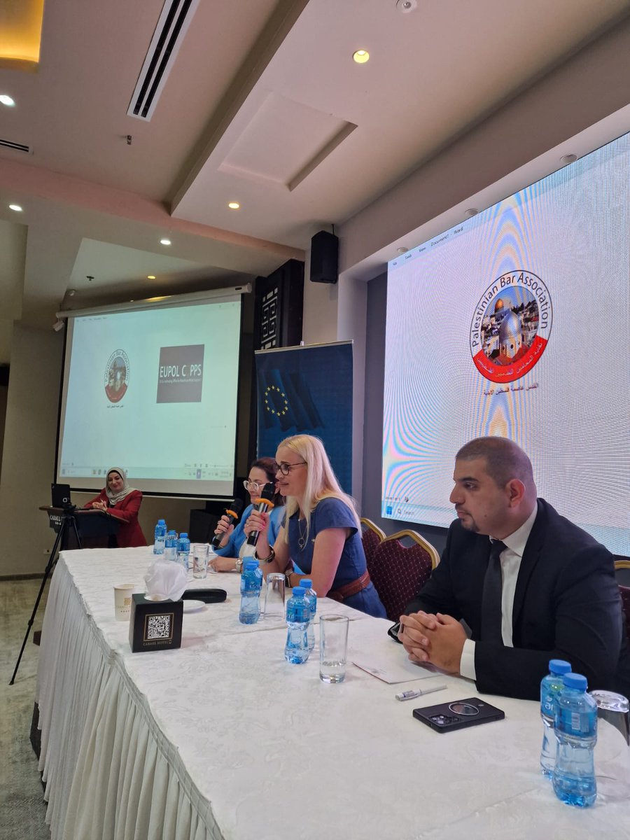 Eupolcopps's tweet photo. The 🇵🇸 Female Lawyers’ Network held its General Assembly, discussing charter &amp; providing recommendations to 🇵🇸 Bar Association. Developed through @Eupolcopps - PBA cooperation, the Network continues to advance women’s leadership in legal profession. More👉 https://t.co/kl45MD7CUp https://t.co/g4AIc5euhM