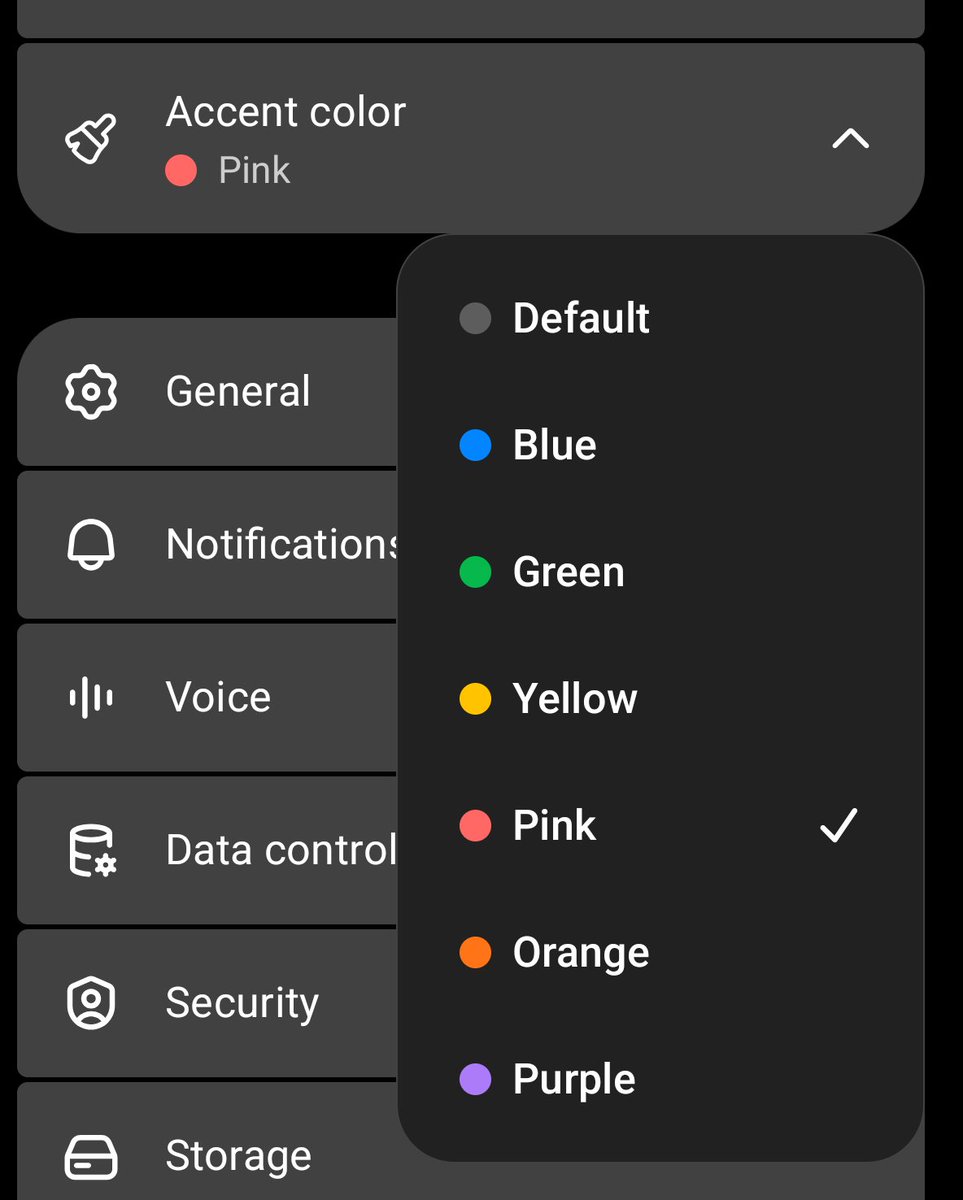 Tolgchu's tweet photo. yo @ChatGPTapp this is NOT pink

what have you done to the android app 💀💀 https://t.co/m79RMxTNiB
