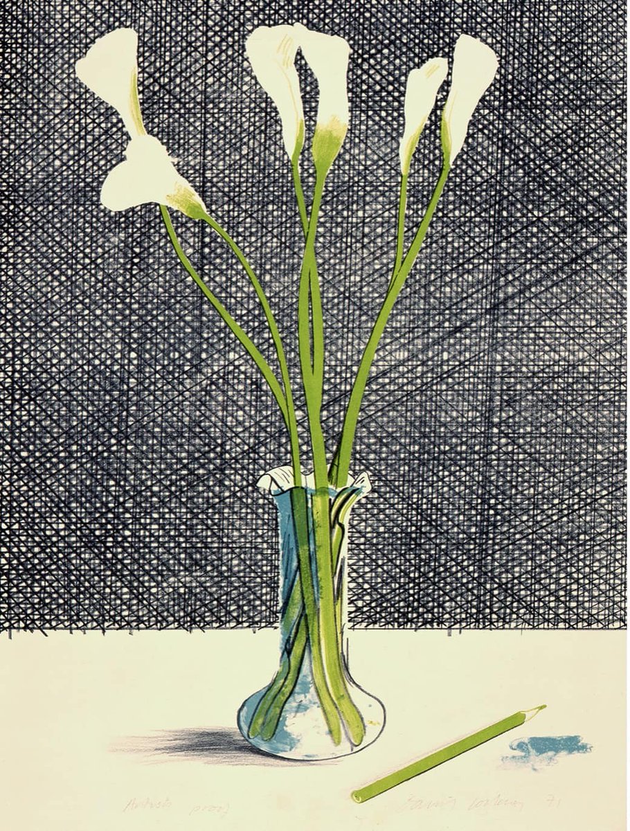 JimBeattie18's tweet photo. Lillies 1971
Lithograph 
David Hockney. https://t.co/hrDIBXVEvj