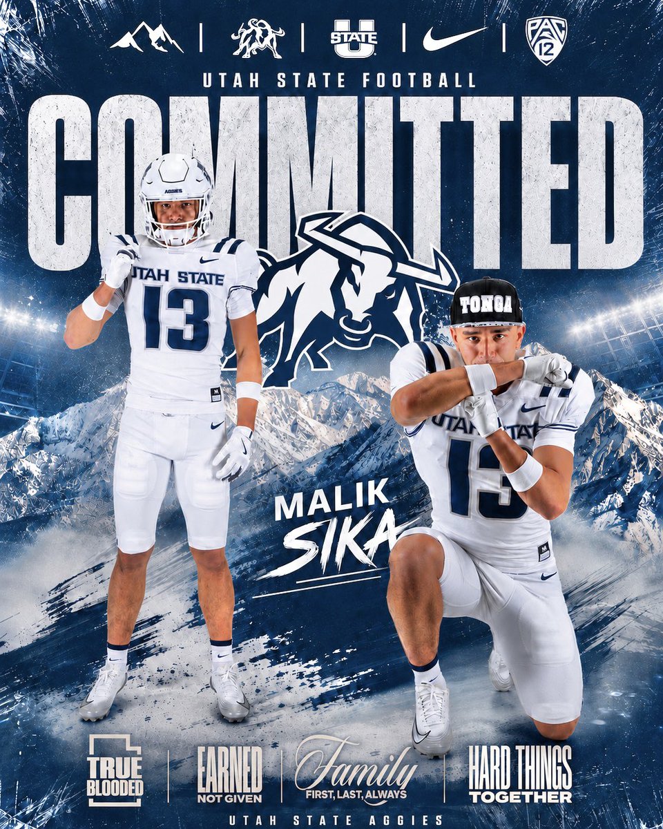 Malik_Sika's tweet photo. 🏈 Blessed to announce my commitment to Utah State University to further my academics & athletics! Thanks to @USUFootball for believing & taking a chance on me. 🤘🏽Go Aggies! AGTG 🙏🏼

@skyler_ridley @Ben_Hogg18
@CoachMJohns @DjTialavea_86
@CoachBroncoM @coachbuttsUSU 
@USUFootball @USUrecruiting @WestlakeFootbal @CoachAAle @SKekuaokalani @madeathletes
@coach_kingston6 @ballersinutah @BrandonHuffman @BlairAngulo @Andy_Pham1 @247Sports @PrepRedzoneUT