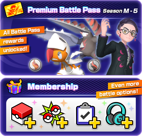 TM02_pokemon's tweet photo. M-3 and M-5 battle passes focus on Canari and Corbeau https://t.co/6BI9KAk6m6