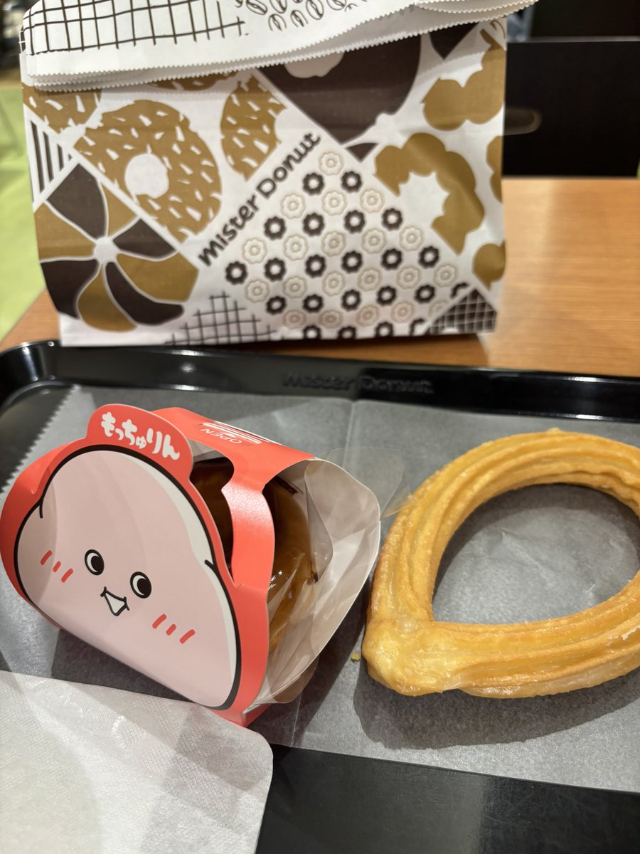 emi_oka51's tweet photo. 友達からバースデイギフトでミスドチケットいただいたので、もっちゅりんゲットしてきました🍩 https://t.co/z6V8as7W1S