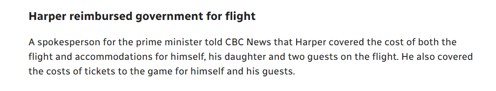 SXGridan's tweet photo. @kharrisinsuranc @BoswellDoug Nooo... some PM's pay for their own expenses.. the cost of the plane and security.. yes.. but $500 on a butter tart.. no that's only what Trudeau or Carney do... https://t.co/2Gnd4awwAc