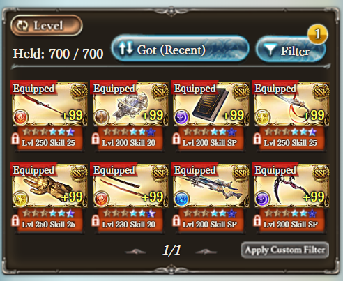 diners_only's tweet photo. @puttan252521 Personally, I think I'll do 210 for Ereshkigal and Andromeda next, and then finish the red katana... I don't really want anything else besides those. https://t.co/rgE5cEyLiT